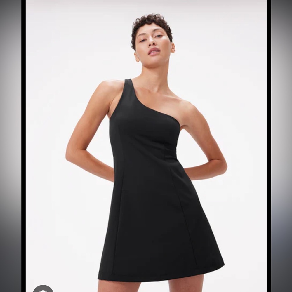Outdoor voices one shoulder exercise dress xs